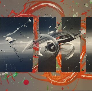 astratto 117 dal nero al rosso 2025